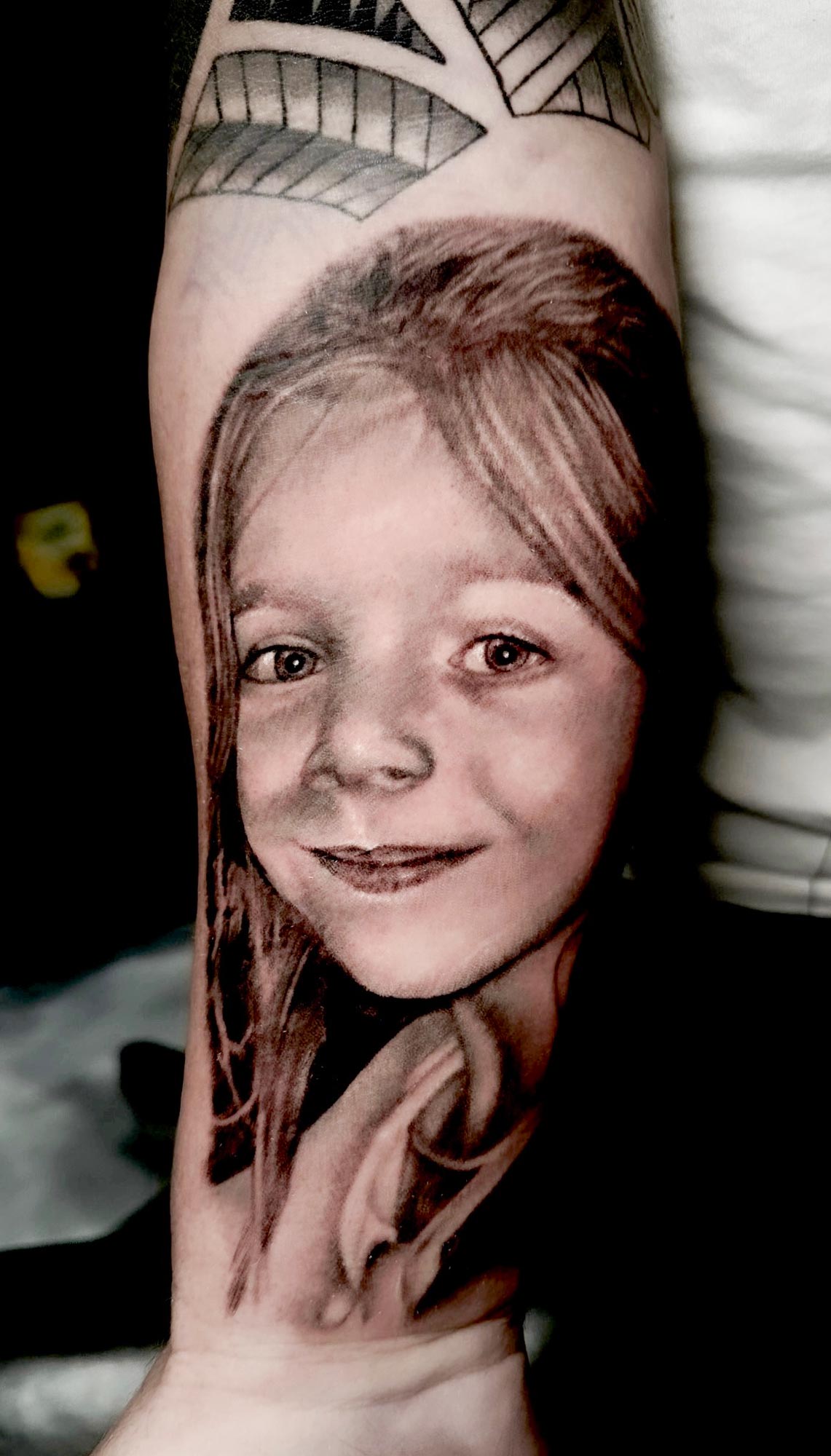 Kid Portrait Tattoo